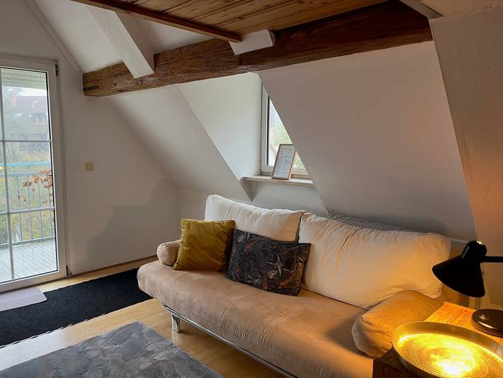 Appartement entier, Appartement en duplex "Galeriewohnung Mit Seeblick" avec vue sur lac, balcon et Wi-Fi in Absberg, Lacs franconiens