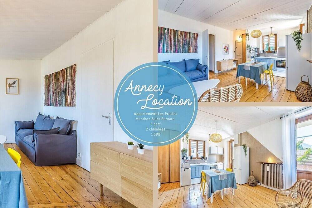 Apartamento entero, T3 Apartment – Les Presles in Menthon-Saint-Bernard, Región de Annecy
