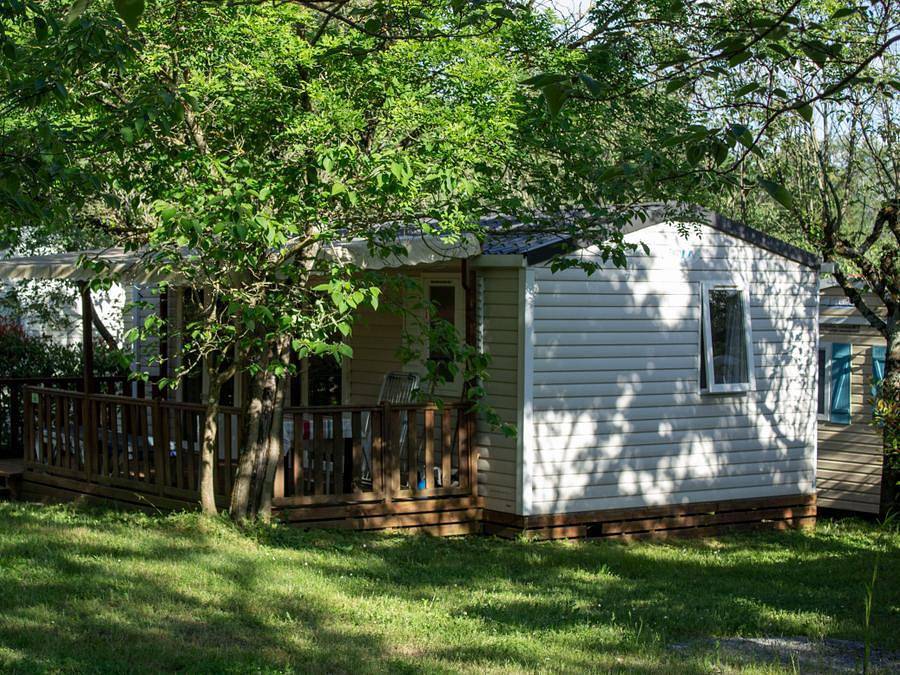 Camping Les Cigales - Mobilheim 4 personen - Mh2 Grand Irm 31 m² in Berrias-et-Casteljau, Cevennen