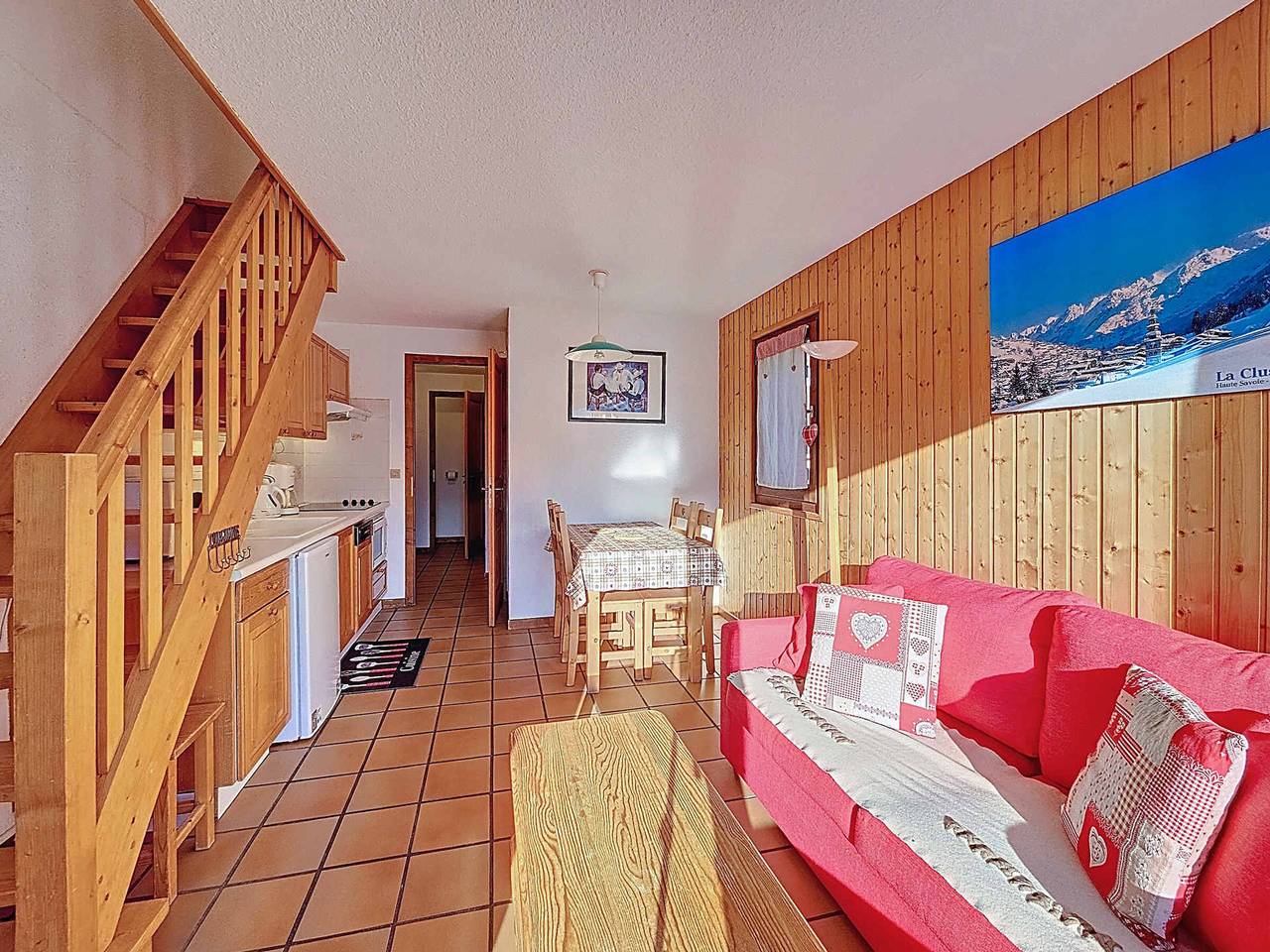 Entire apartment, La Clusaz: Cozy apartment for 4 - Pets allowed in La Clusaz, Annecy region