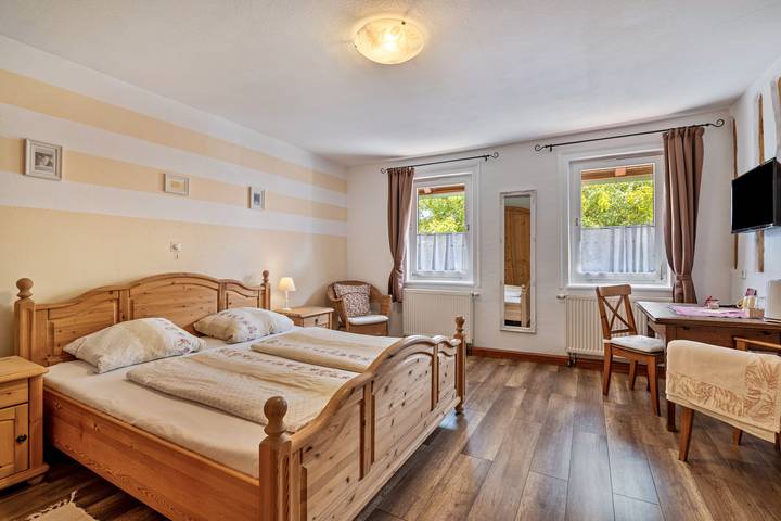 Zimmer für 2 Personen, mit Garten