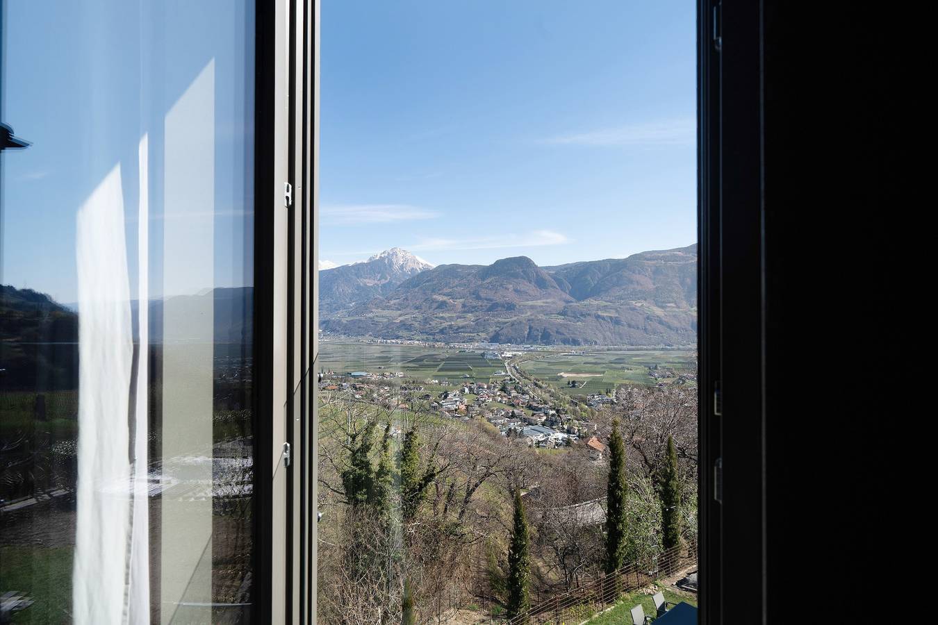 Ganze Wohnung, Apartment Am Grübl mit Bergblick, privater Terrasse und Wlan in Lana, Ortleralpen