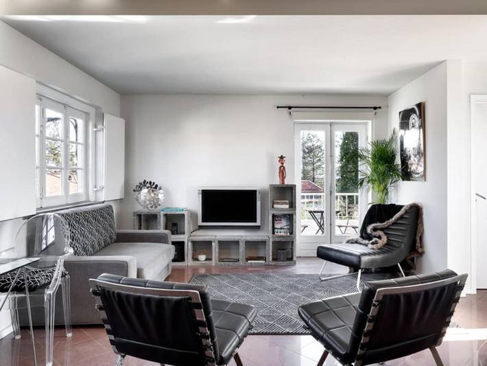 Casa de férias para 2 pessoas, com Varanda e Vista em Carcavelos