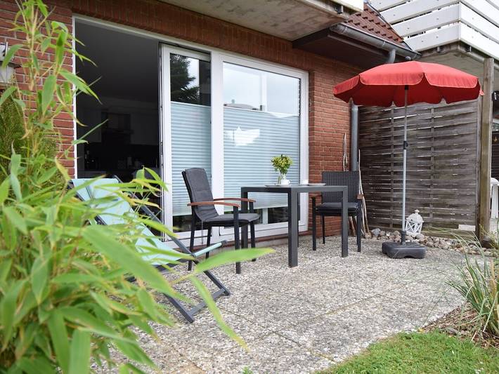 Gemütliche Ferienwohnung mit Terrasse in der Nähe des Stadtzentrums von Garding und zahlreicher Restaurants in Garding, Eiderstedt