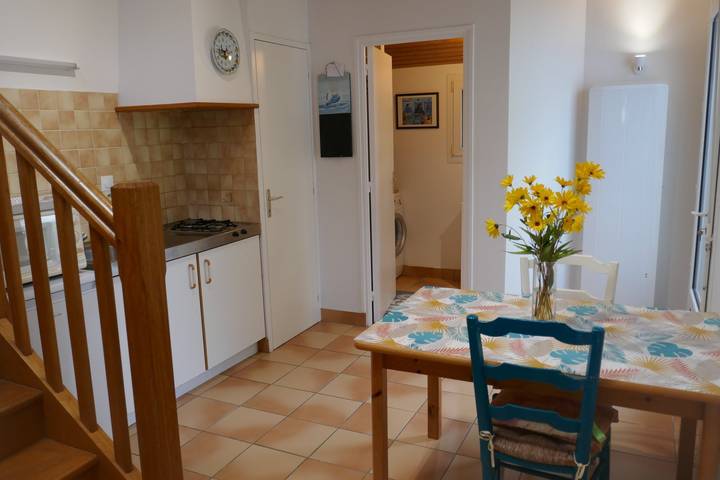 Studio pour 3 personnes, avec jardin