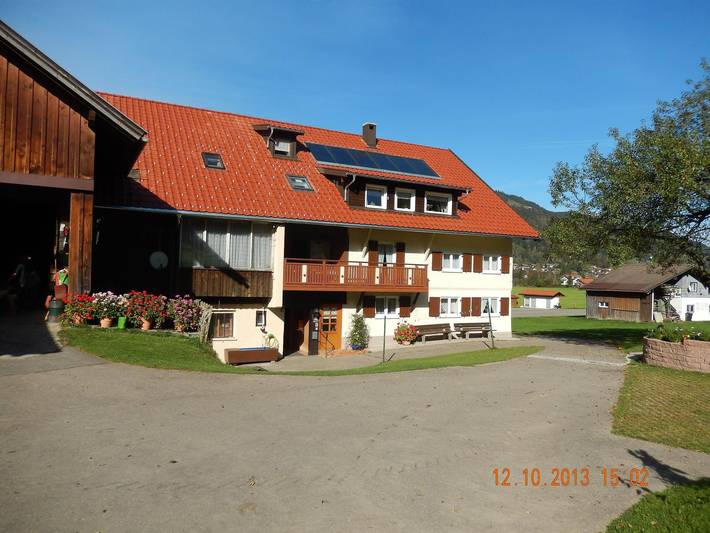 Ferienhaus für 2 Personen, mit Balkon und Terrasse sowie Garten im Oberallgäu