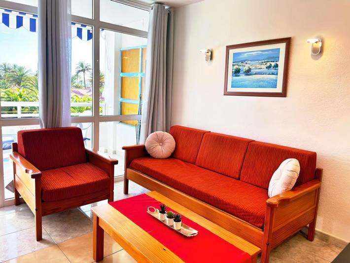 Ferienwohnung für 2 Personen, mit Kinderpool und Garten sowie Terrasse und Pool in Playa del Inglés - 3