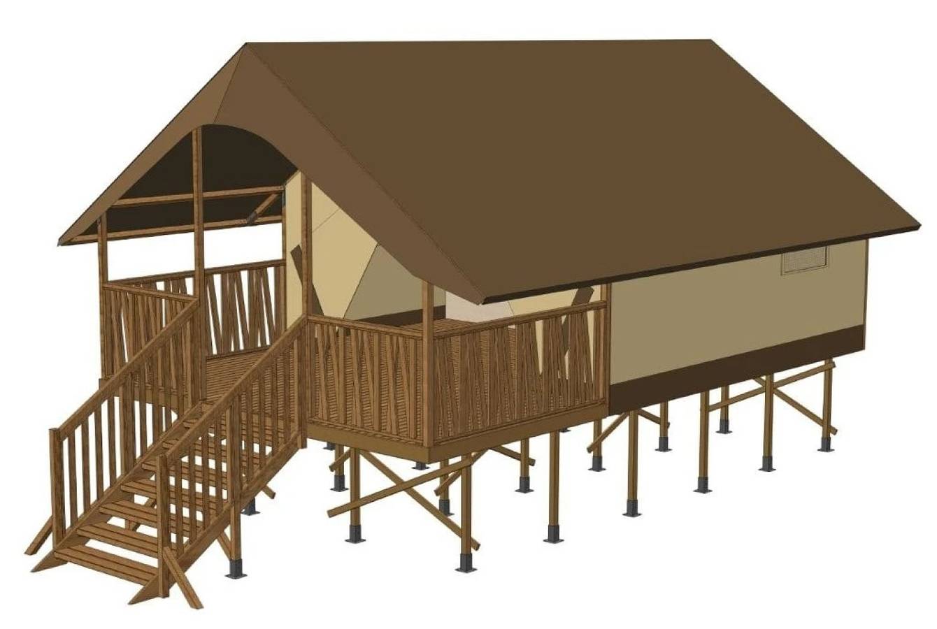 Cabane 4 étoiles - Piscine  - ccbffdc in Royan, Côte de Beauté