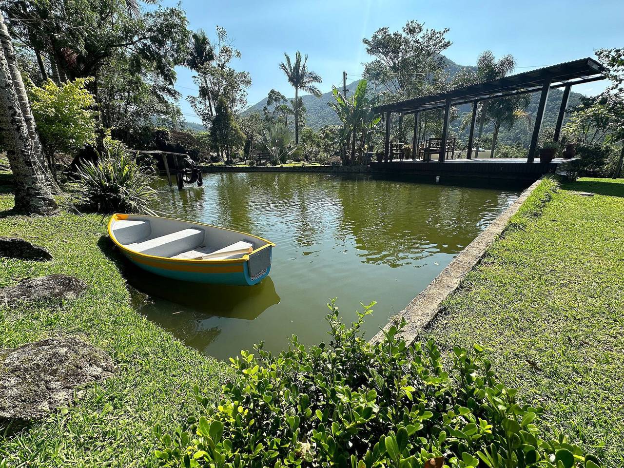 Sítio Morada do Pai com Piscina e Sinuca in Canelinha, Litoral Catarinense