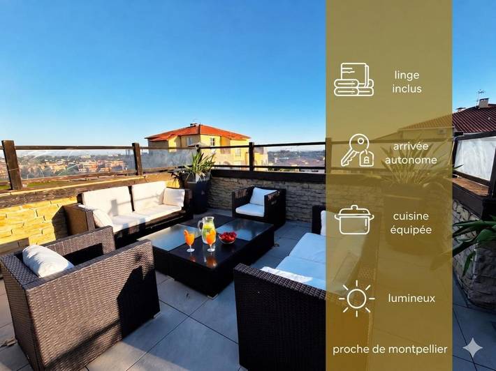 Appartement de vacances pour 6 personnes, avec Balcon et Terrasse ainsi que Vue sur le lac et Vue