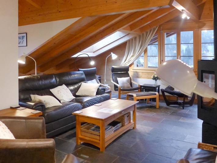 Gîte pour 8 personnes, avec sauna et balcon à Grindelwald - 2