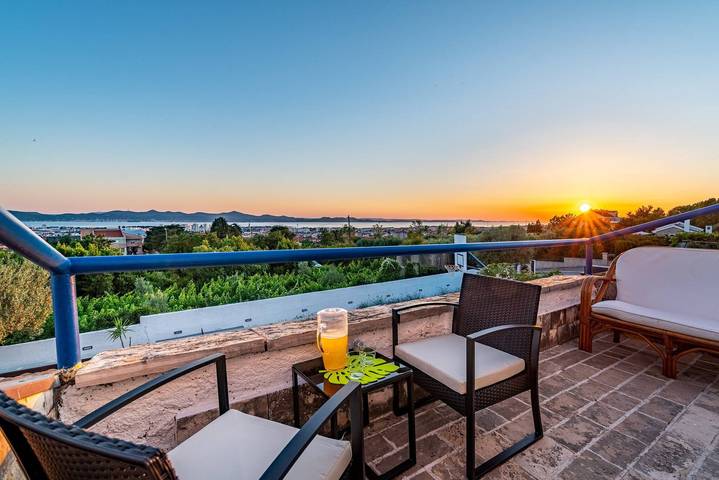 Sea view Villa Elia in Zadar Stadt, Zadar (Kommun)