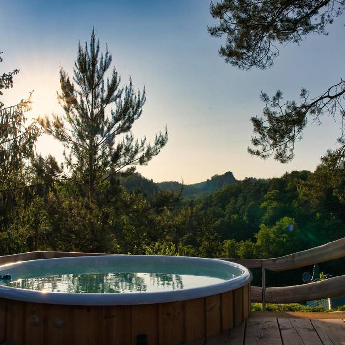 Ferienhaus für 4 Personen, mit Ausblick und Garten sowie Pool, mit Haustier in Sächsische Schweiz - 4