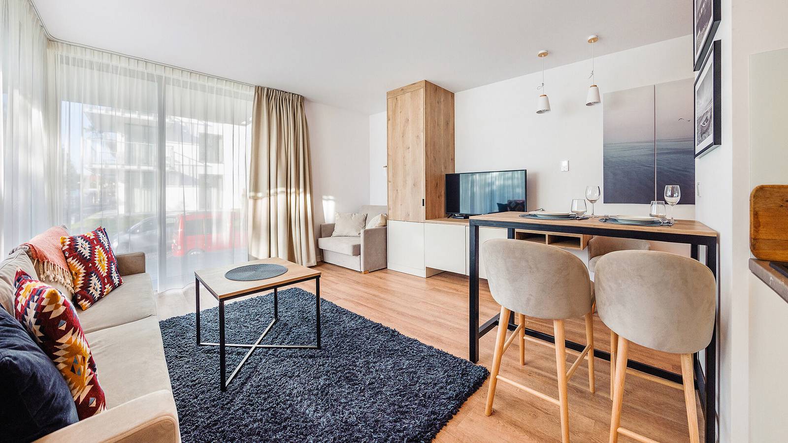 Ganze Ferienwohnung, Sun&Snow Jantaris - Apartment 2 in Mielno, Powiat Koszaliński