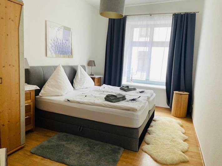 Ferienwohnung für 4 Personen, mit Balkon am Schweriner See