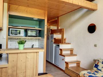Gîte pour 4 personnes, avec balcon dans Arc 1800