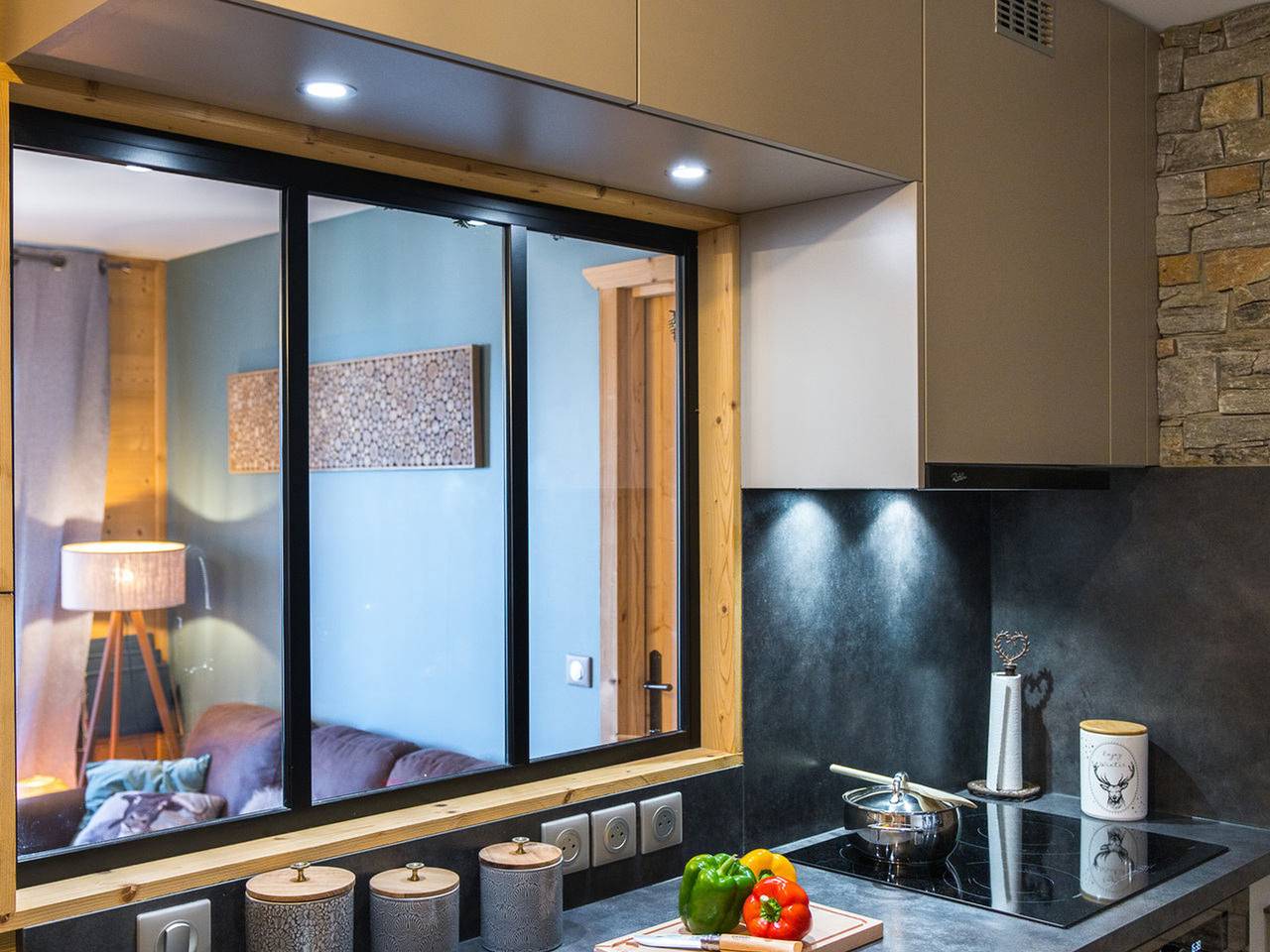 Ganze Wohnung, Exklusives Apartment an der Piste mit privatem Parkplatz in La Toussuire, Fontcouverte-la-Toussuire