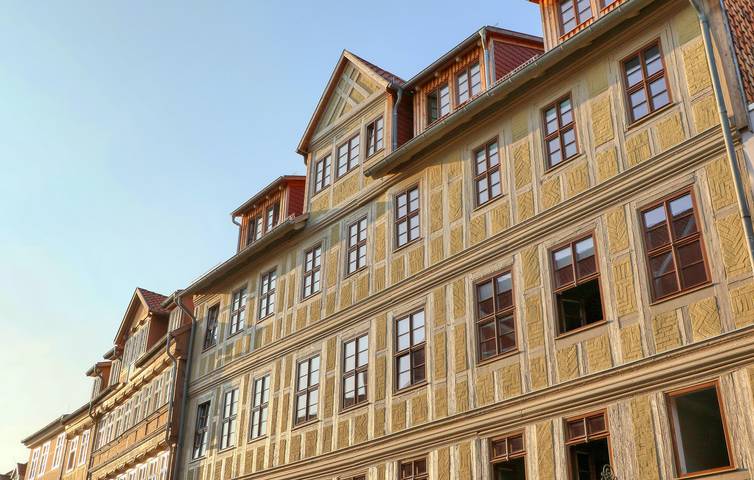 Ferienwohnung für 4 Personen, mit Sauna und Terrasse, kinderfreundlich in Quedlinburg
