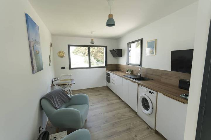 Appartement de vacances pour 2 personnes, avec jardin