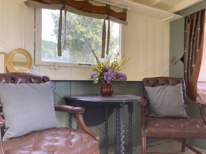 Tipi für 2 Personen, mit Balkon und Garten, mit Haustier in Südengland - 4