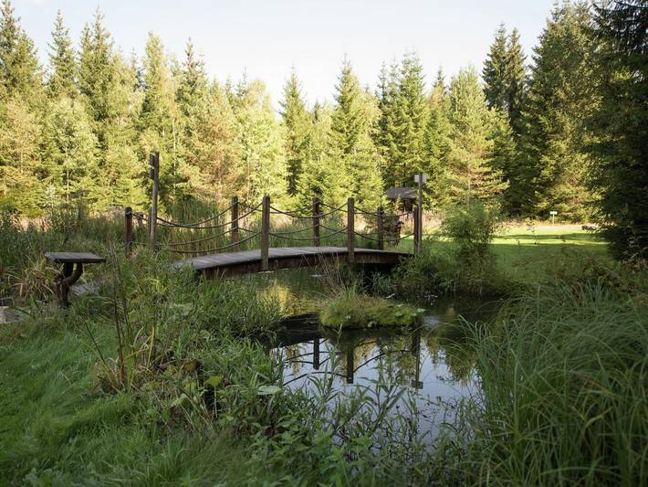 Ferienhaus für 8 Personen, mit Garten und Pool sowie Sauna in Muldenhammer