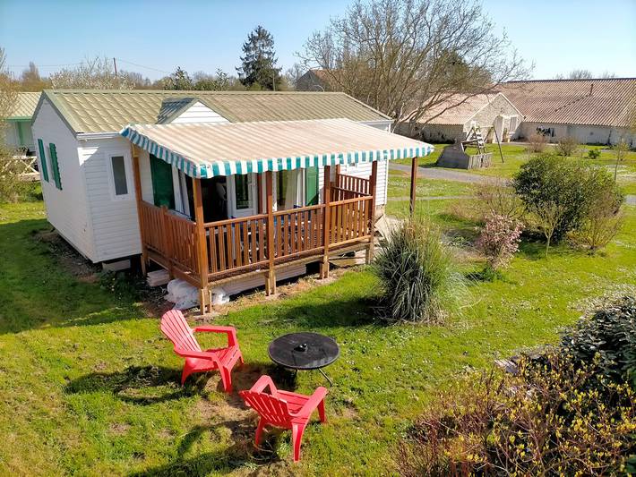 Mobil home pour 4 personnes, avec jardin, animaux acceptés à Cabariot - 2