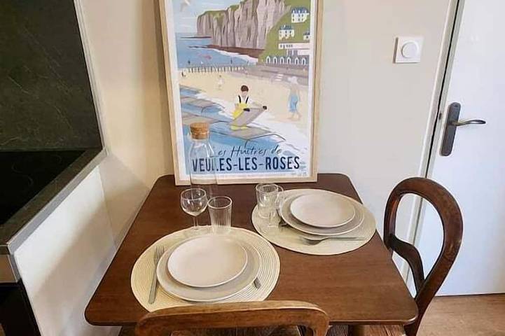 Appartement entier, Le Moulin - Au cœur de Veules-les-Roses in Veules-les-Roses, Région de Dieppe