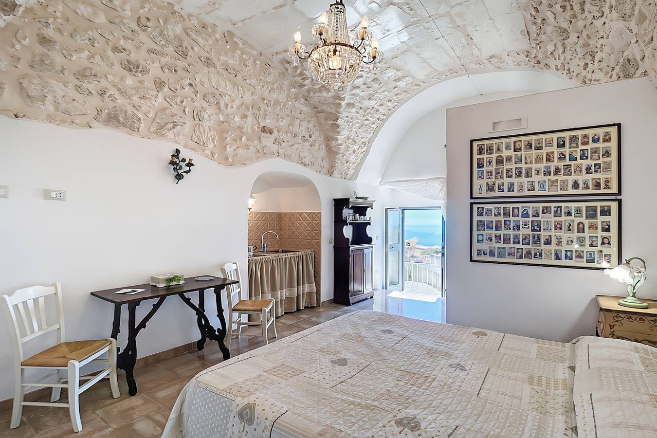 Studio 'Al Torrione 1' met zeezicht en airconditioning, foto 12