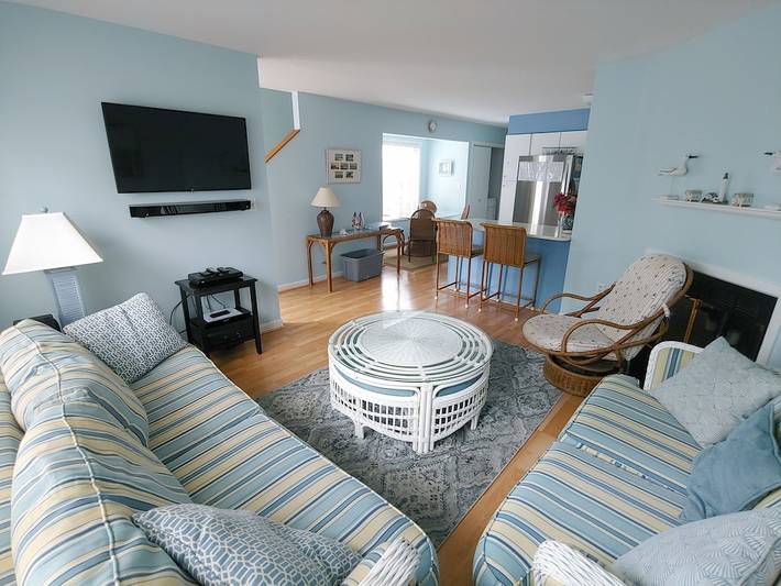 Vacation rental for 8 people, with balcony and yard in Bethany Beach