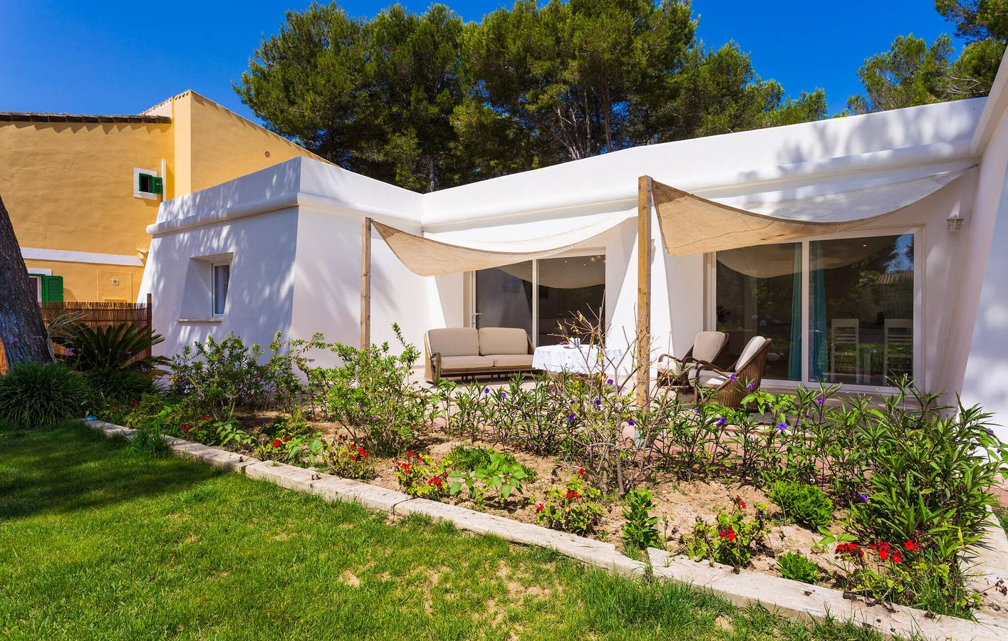 Glückseligkeit am Strand: Klimatisierte Wohnung mit Pool und Grill in Can Picafort, Santa Margalida