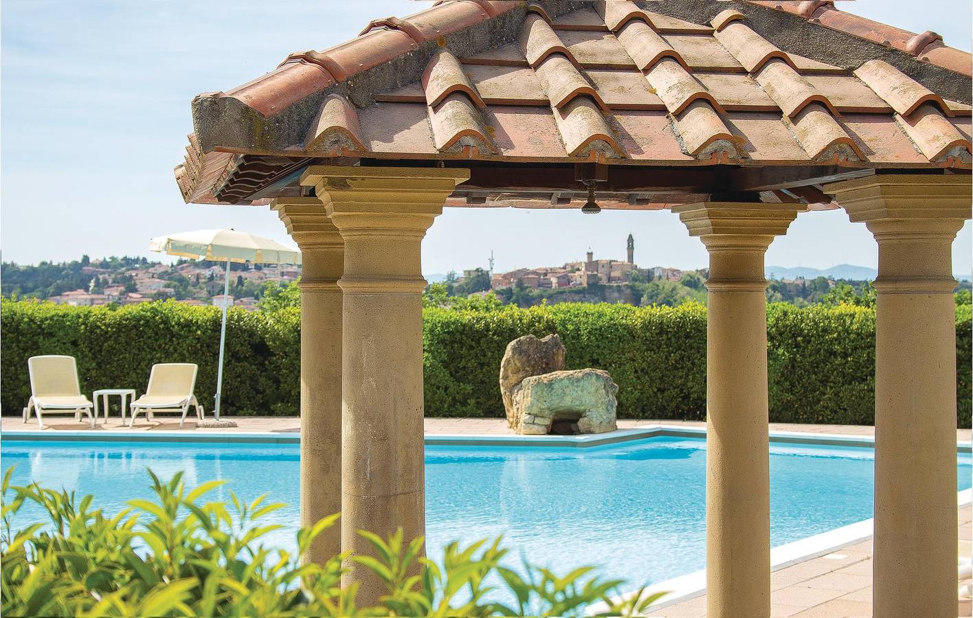 Appartement de vacances entier, Appartement au bord de la piscine à 1,5 km de Pomarance in Pomarance, Riserva Naturale di Monterufoli