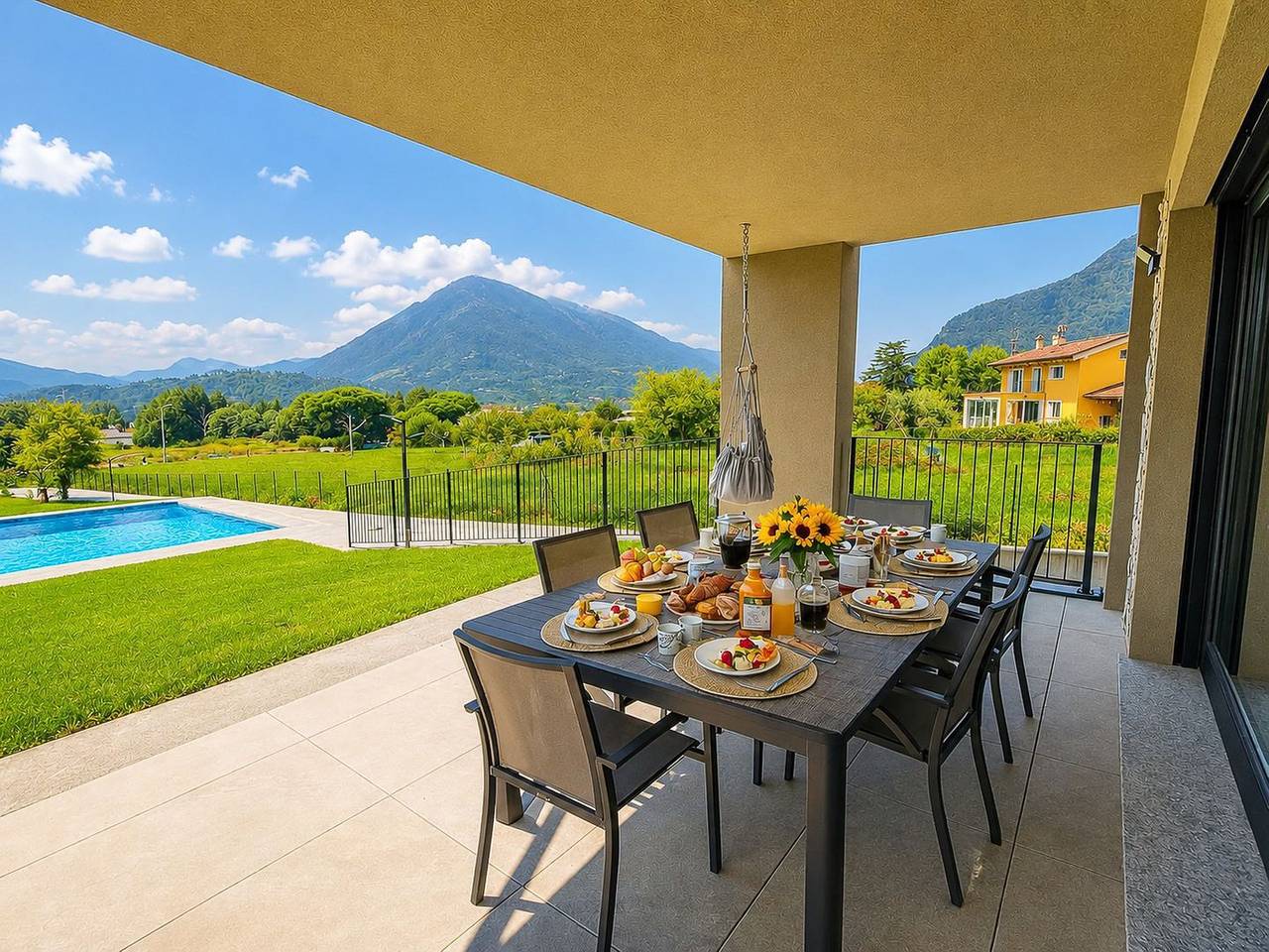 Villa Tarca moderne Poolvilla in Colico in Colico, Orobie Alpen West