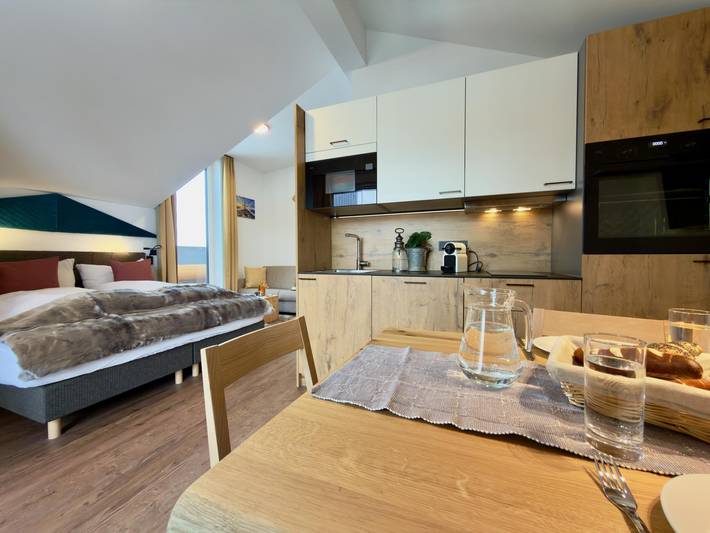 Ferienwohnung für 6 Personen, mit Whirlpool und Terrasse sowie Sauna in Weißpriach