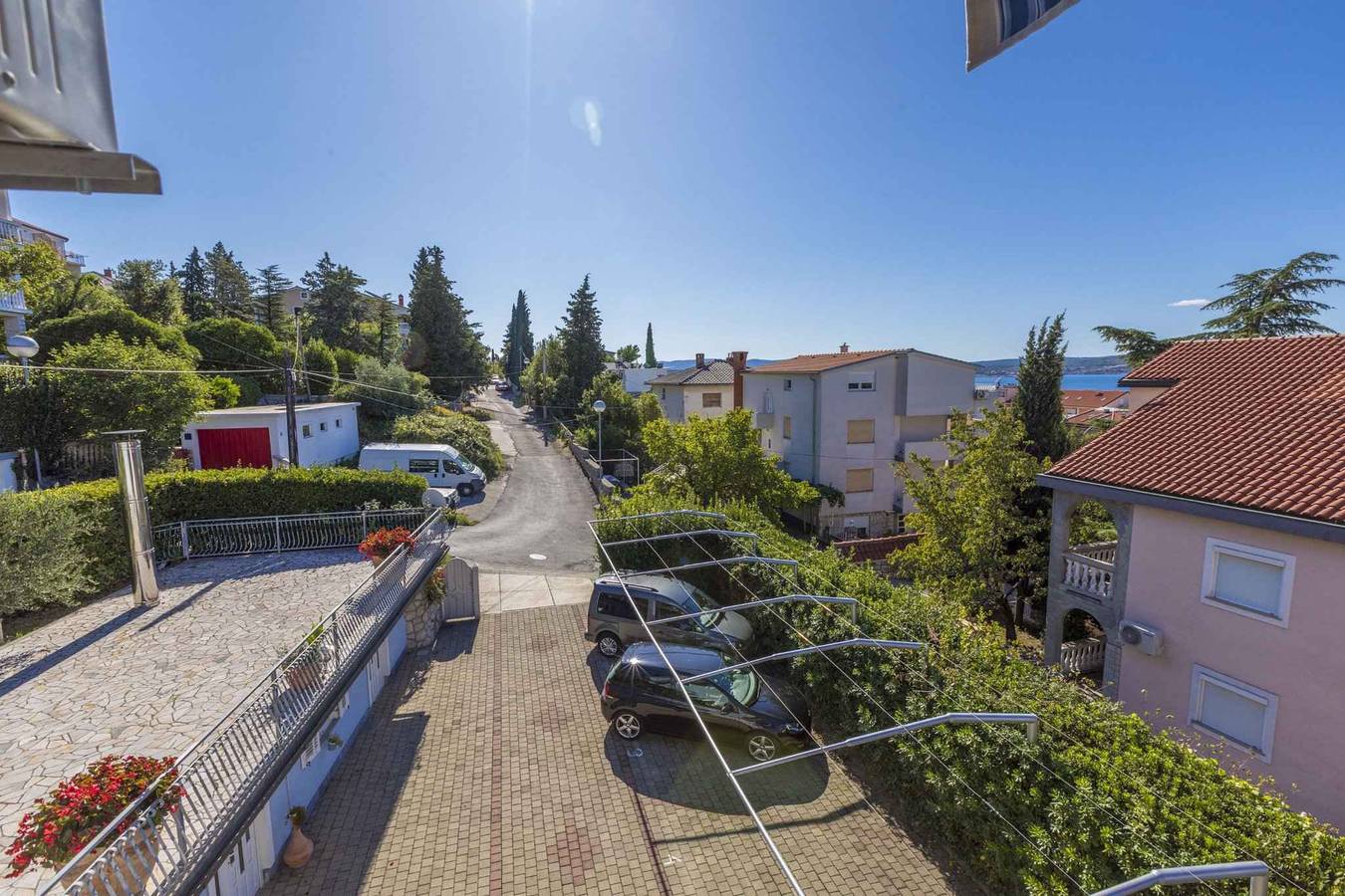 Entire studio, Studio with terrace and air conditioning  in Crikvenica, Primorje-Gorski Kotar