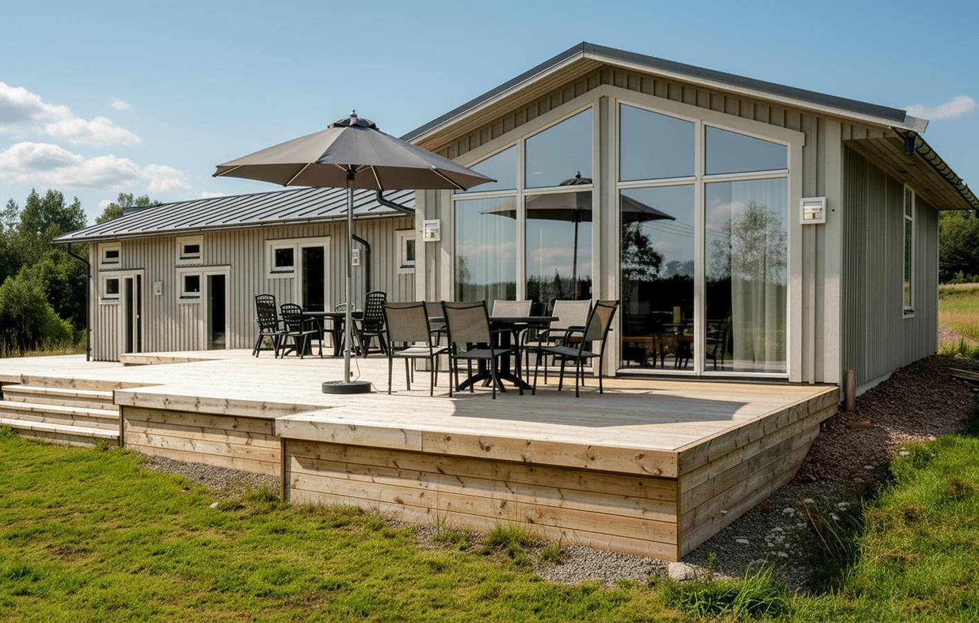 Ferienhaus für 6 Personen mit Seeblick in Dalslands Kanal