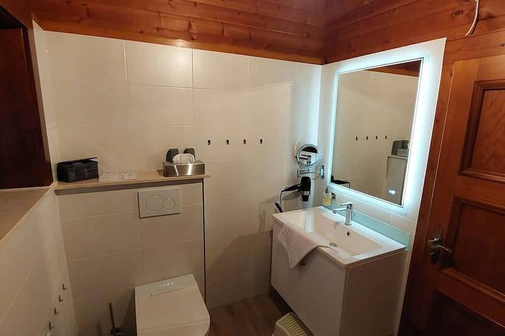 Biberchalet and Biberbau as compl. House with terrace, garden and garden sauna in Bad Lauterberg im Harz, Harzvorland