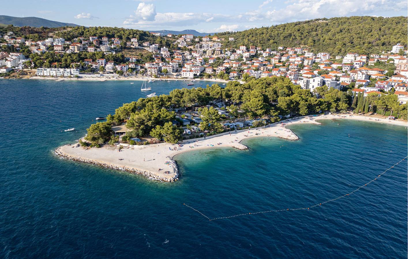 Camping voor 5 Personen in Okrug Gornji, Dalmatische eilanden