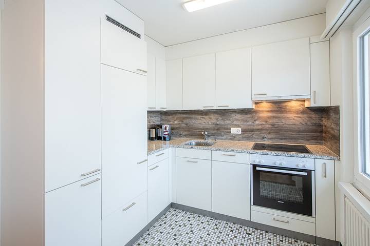 Ferienwohnung für 3 Personen, mit Balkon und Ausblick sowie Sauna und Garten in Davos - 4