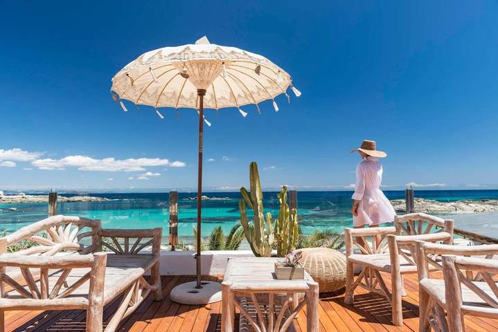 Hôtel pour 2 personnes, avec vue ainsi que jardin et piscine dans Formentera