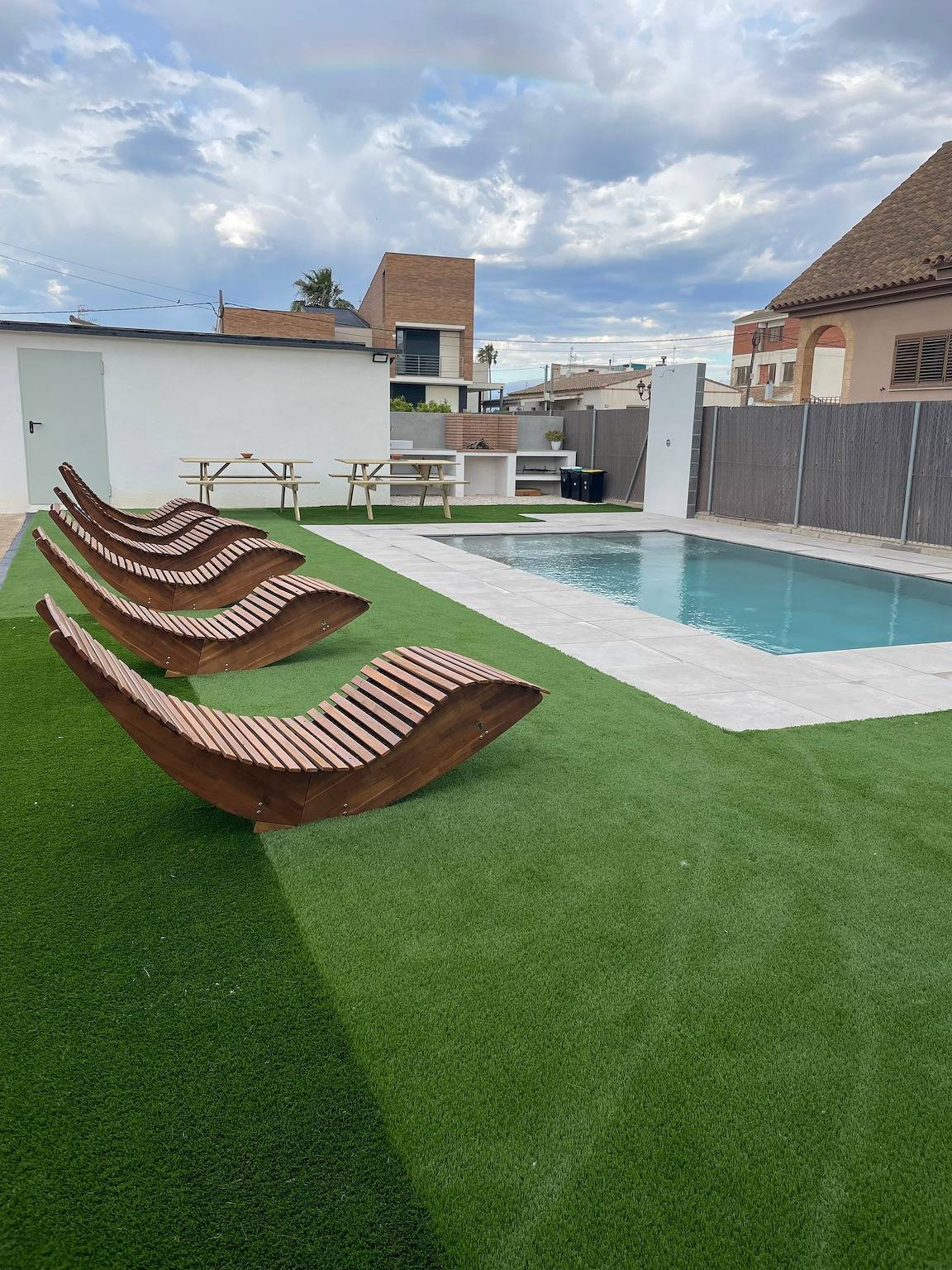 Casa de vacaciones Casa rural Maño con piscina compartida y jardín in La Cava, Tierras del Ebro