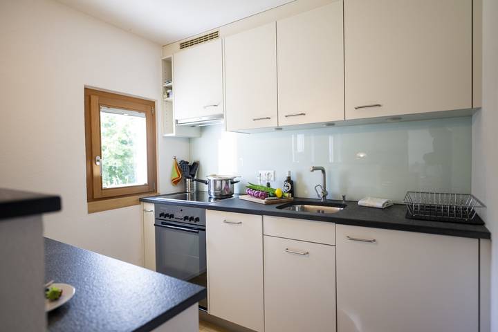 Ganze Wohnung, Chasa Arquint: Abitaziun Emil - Ideal gelegene, gemütliche 2.5-Zimmerwohnung mit Aussicht auf Sent in Sent, Unterengadin