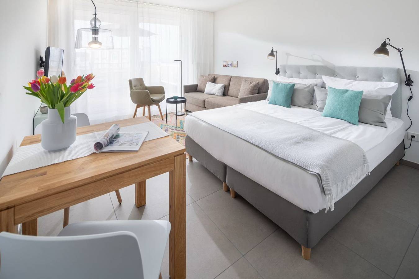 Ganze Wohnung, Exklusive Ferienwohnung mit Meerblick und großer Terrasse am Weststrand in Norderney