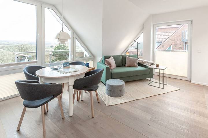 Ferienwohnung für 2 Personen, mit Balkon und Garten sowie Sauna auf Juist