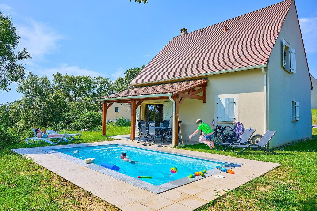 Villa pour 6 Personnes dans Lanzac, Lot