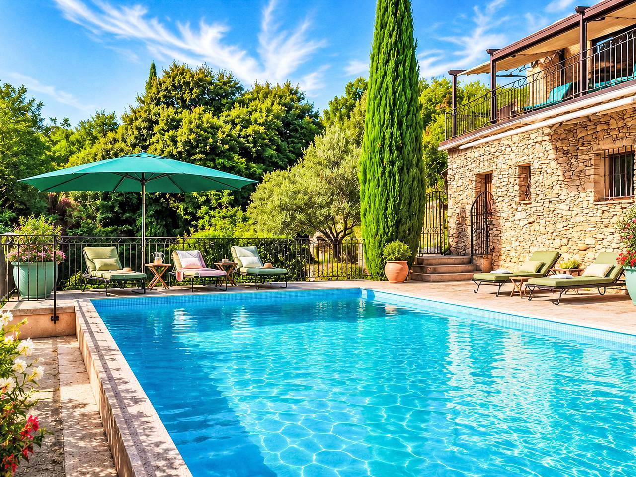 In der Provence, Außergewöhnliche Villa, Okzitanien, Gard in Bagnols-sur-Cèze, Région de Nîmes