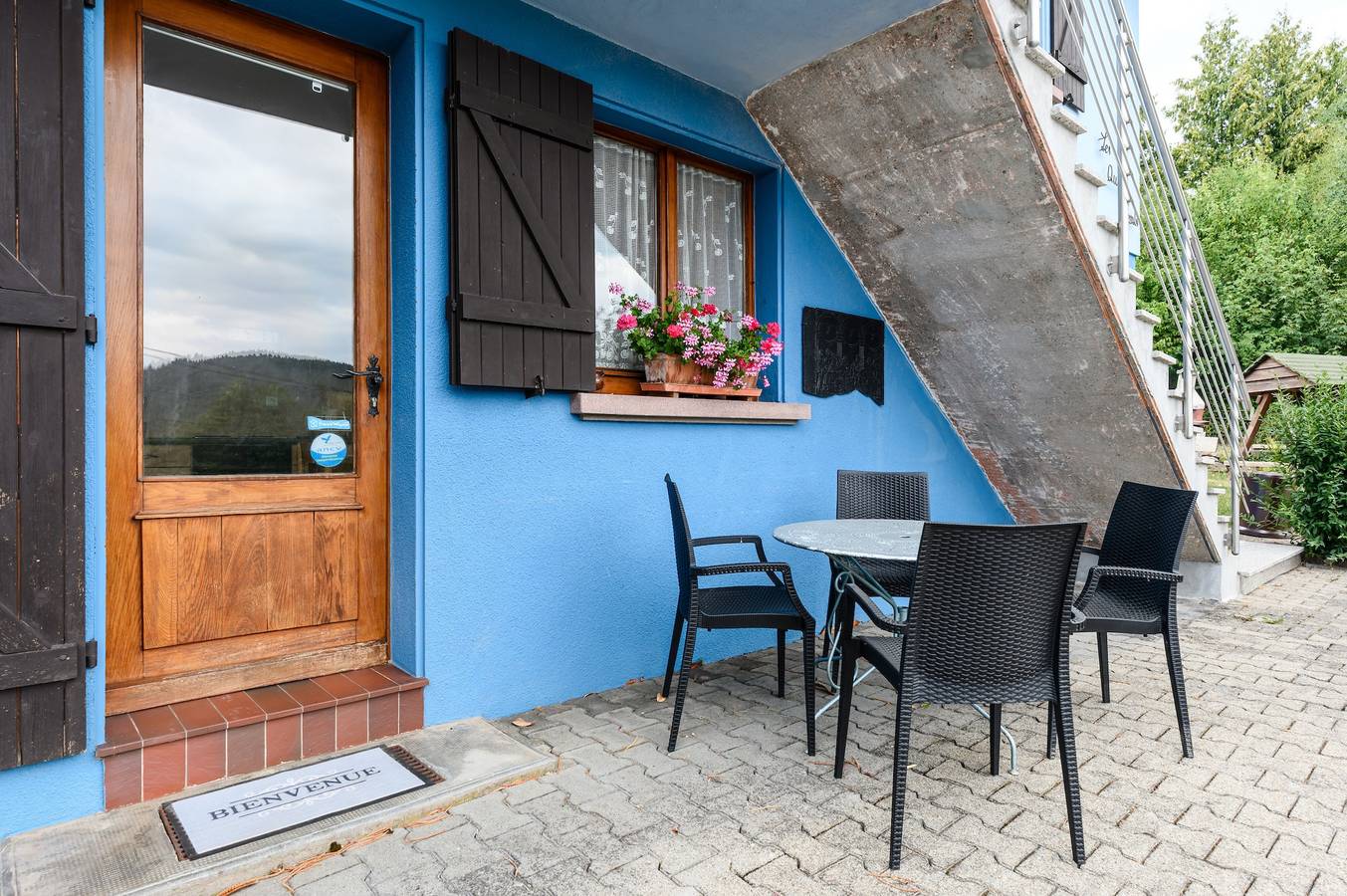 Appartement entier, Appartement « Le Cerisier - Gîte Les 4 Vents » avec vue sur la montagne, terrasse partagée et Wi-Fi in Thannenkirch, Parc naturel régional des Ballons des Vosges