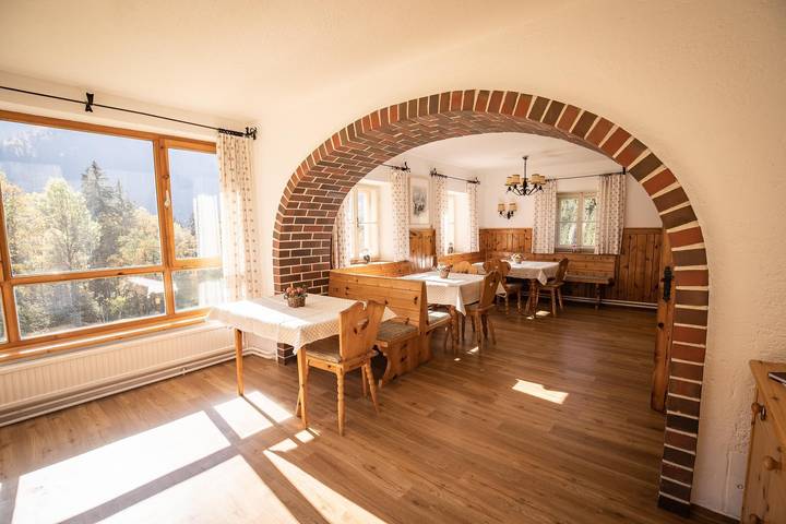 Hütte für 15 Personen, mit Balkon und Garten sowie Ausblick in Hinterstoder