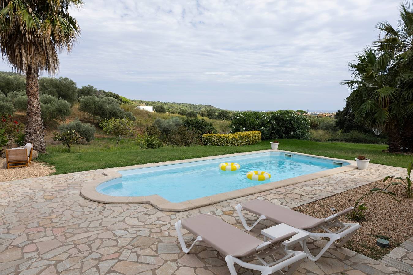 Villa 'Ensueño' avec vue sur la mer, Wi-Fi et climatisation in Mas Pere, Calonge