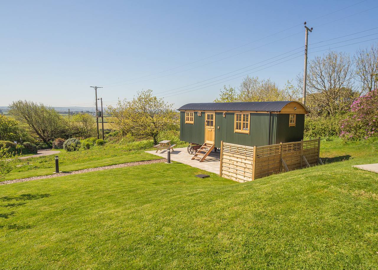 Wheal Shepherd Hut in St Agnes, Cornwall