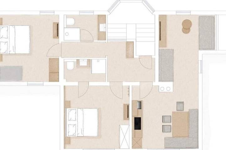 Landhaus für 6 Personen, mit Sauna und Garten